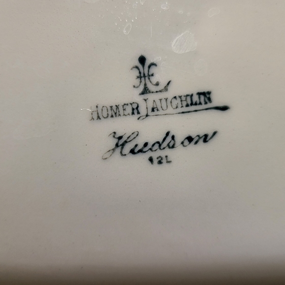 Vintage RARE Homer Laughlin Hudson 8"x10" Oval Lidded H94 Casserole Dish - Picture 6 of 7